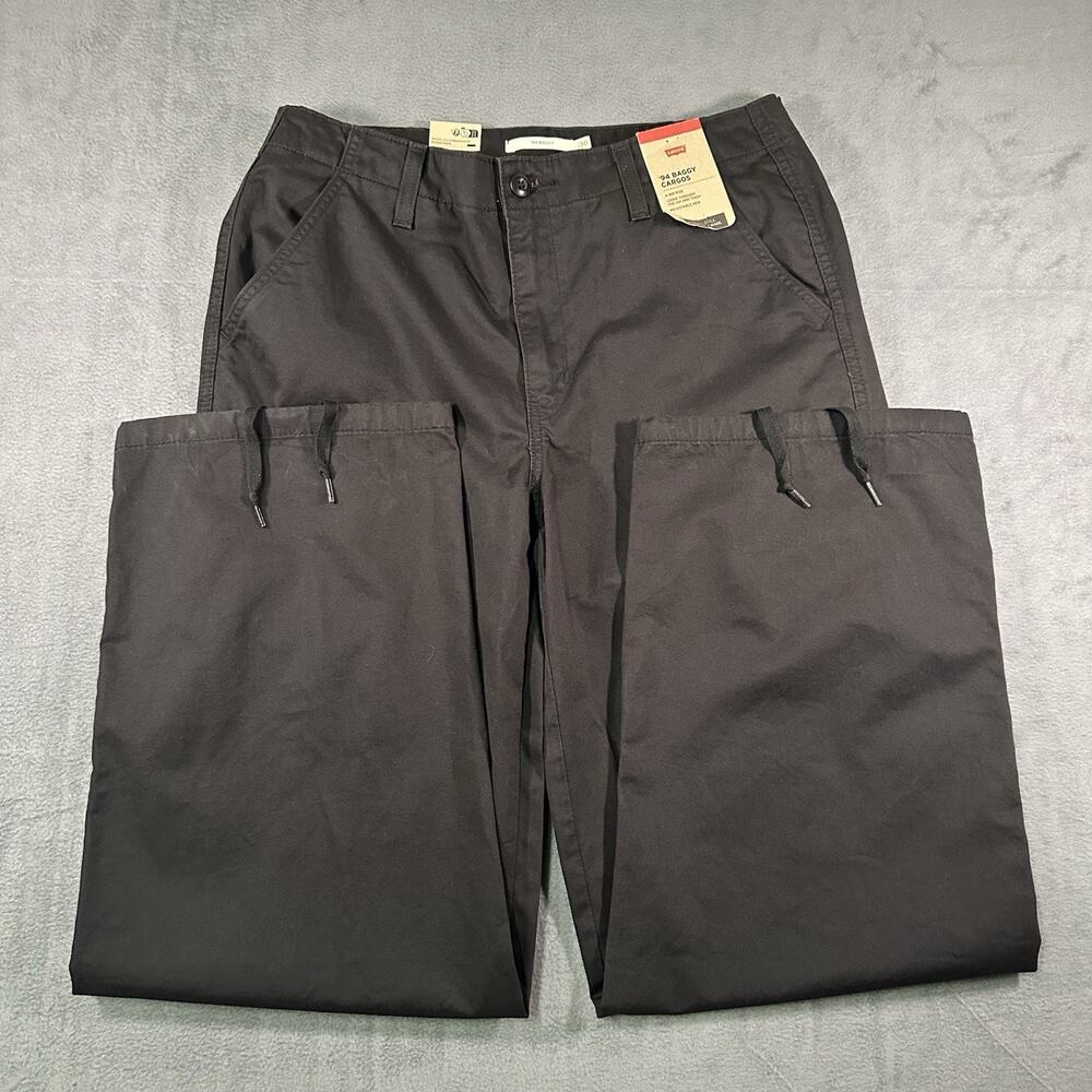 Levi’s 94 Baggy Cargo Pants Black Men’s 30x32 Cotton Streetwear Wide Leg Utility